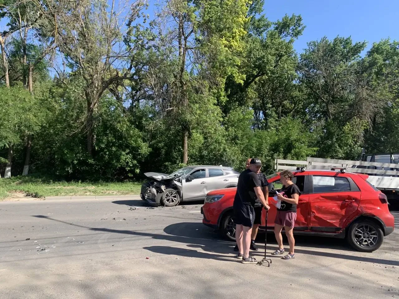🚨 Внимание, водители! 

На улице Садовой (в районе поворота на улицу Московскую) произошло ДТП.

На