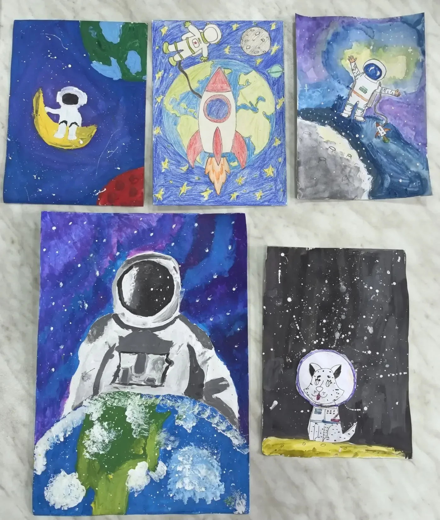 🚀✨ В нашей школе отметили День космонавтики по-настоящему творчески и вдохновляюще!  Ученики начальн