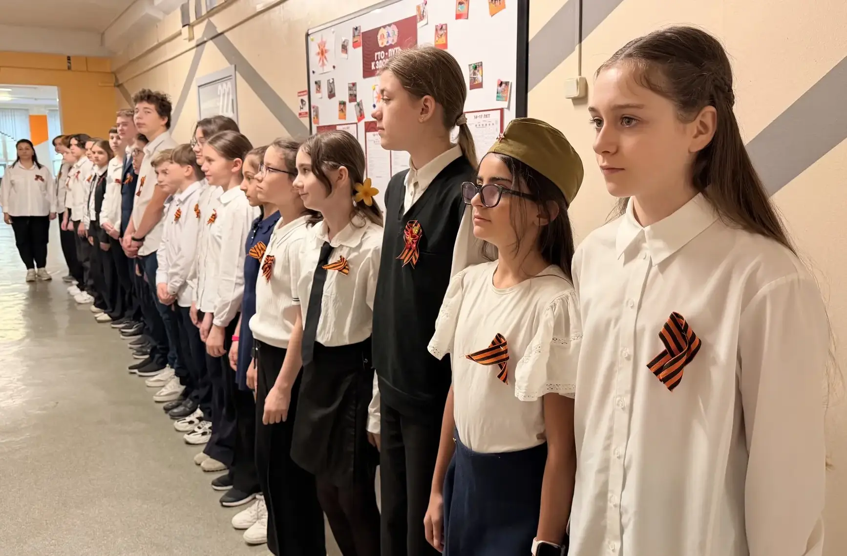 🎗️ Радиолинейки ко Дню Победы  Сегодня во всех школьных корпусах прошли радиолинейки, посвящённые Дн