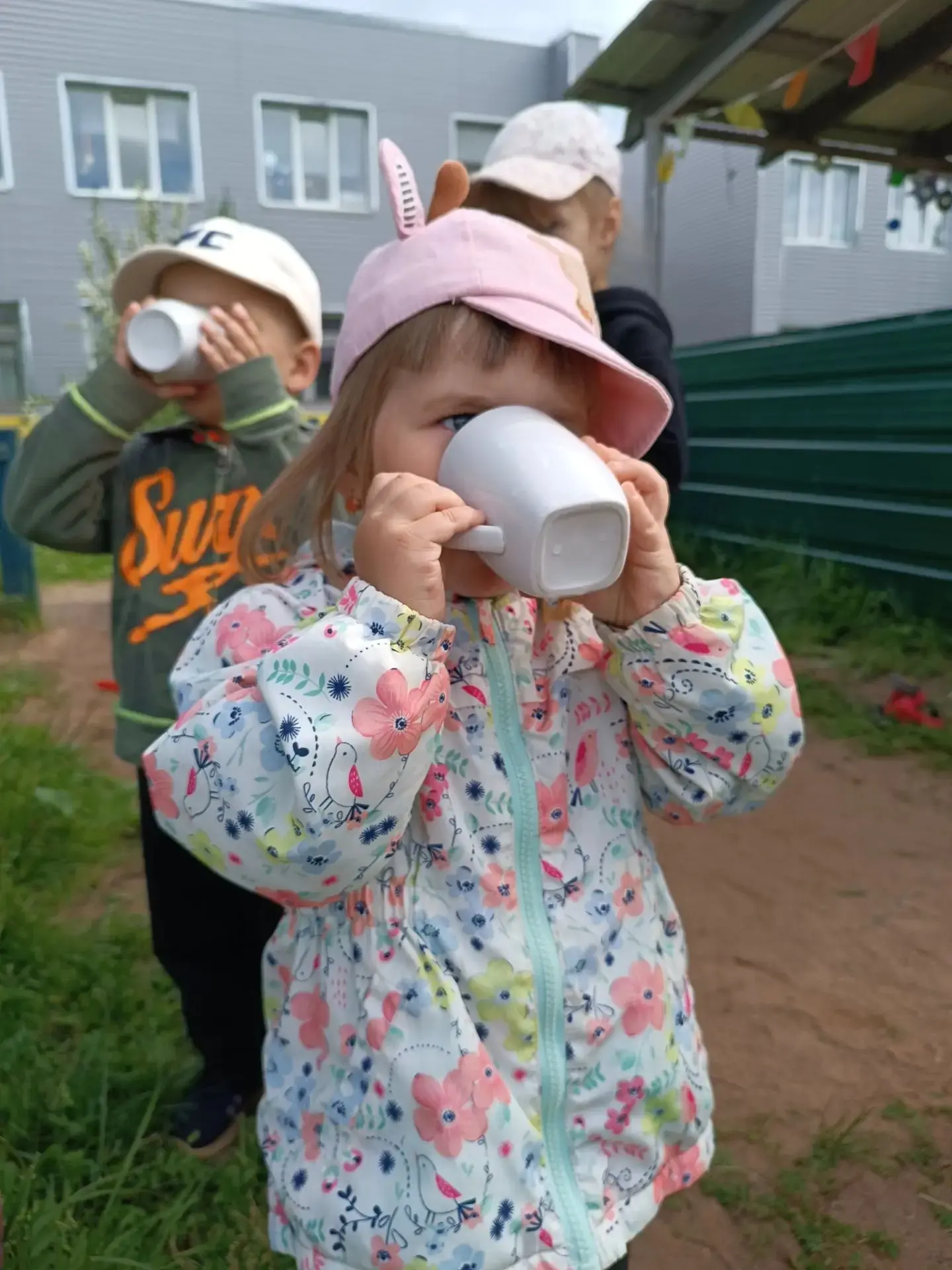 На Неделе здоровья говорили с детьми о пользе шиповника, выполняли утреннюю зарядку на ...