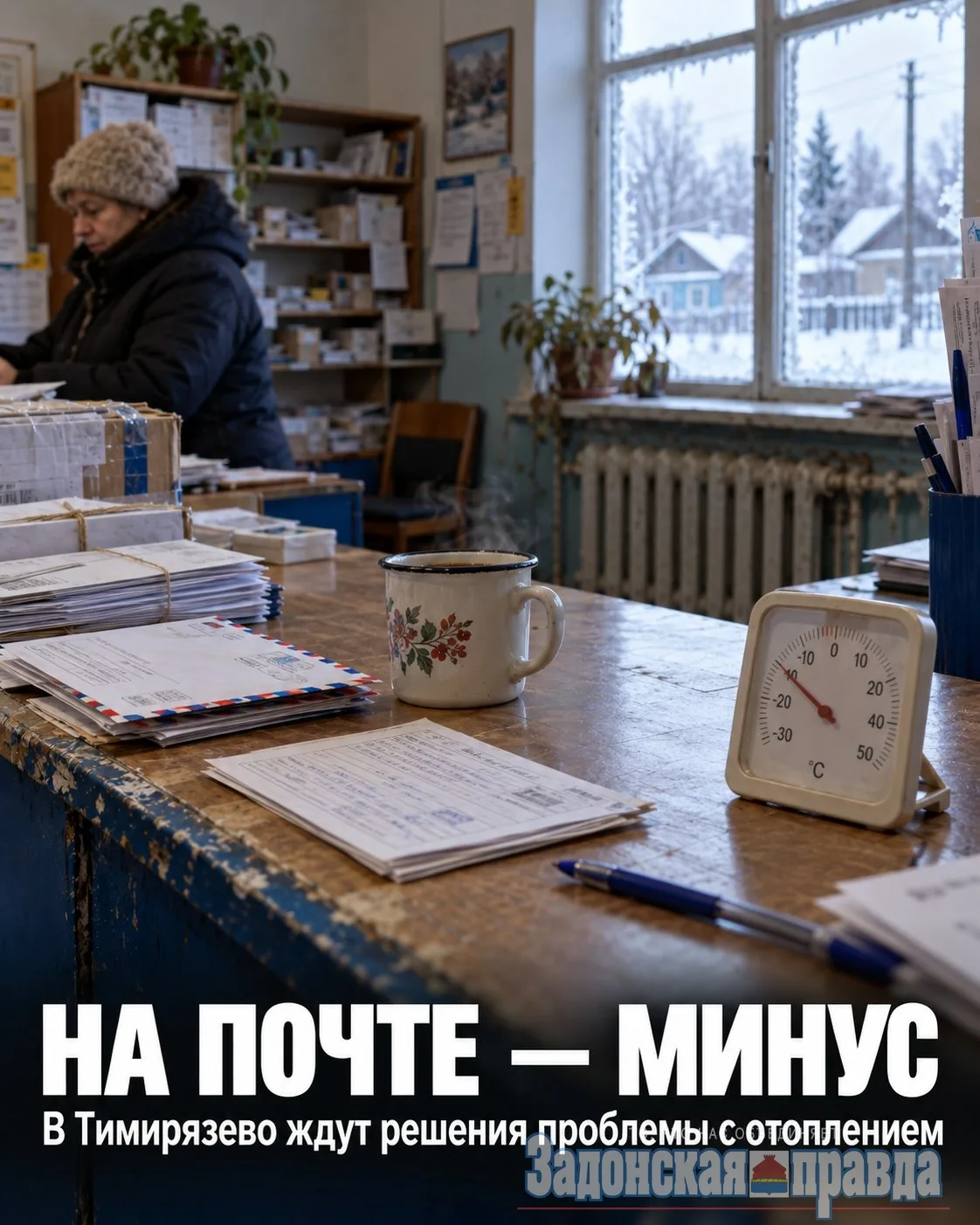 📮 В Тимирязево почта ждёт новый котёл