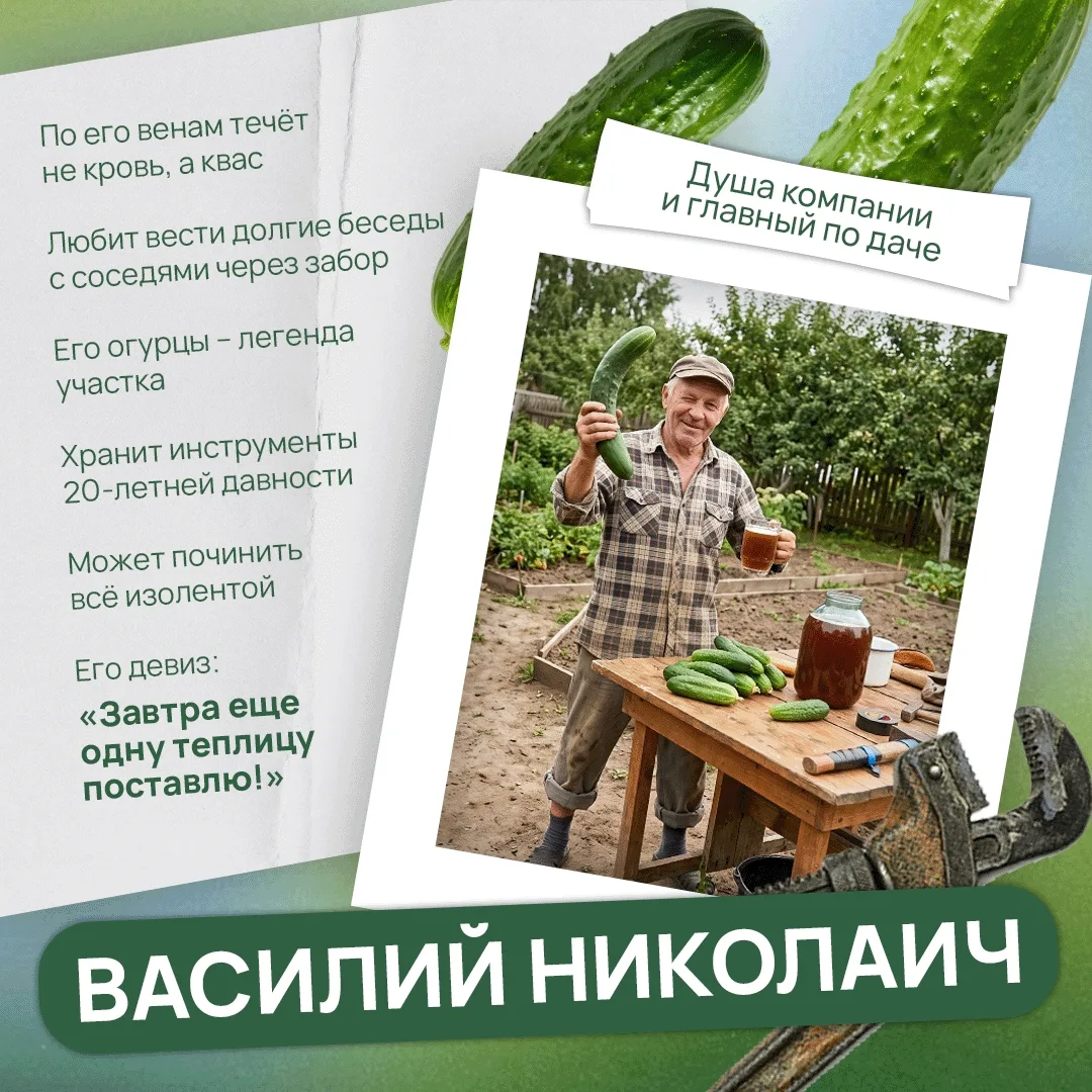 «Тамара,  собирай на  стол! У нас День дачника!» 🍅