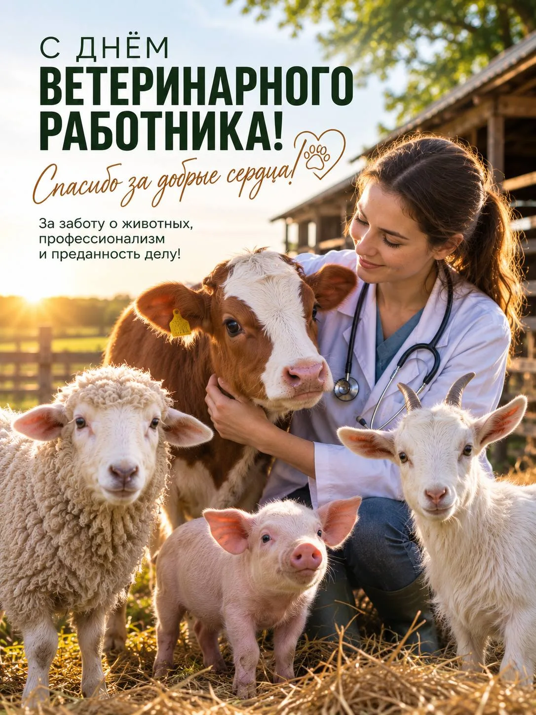 Поздравляю ветеринарных работников Донецкой Народной Республики с профессиональным праз...