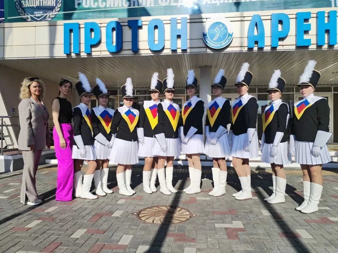 16 июня ансамбль мажореток-барабанщиц "Народного коллектива" хореографического коллектива "Стайл" МБ