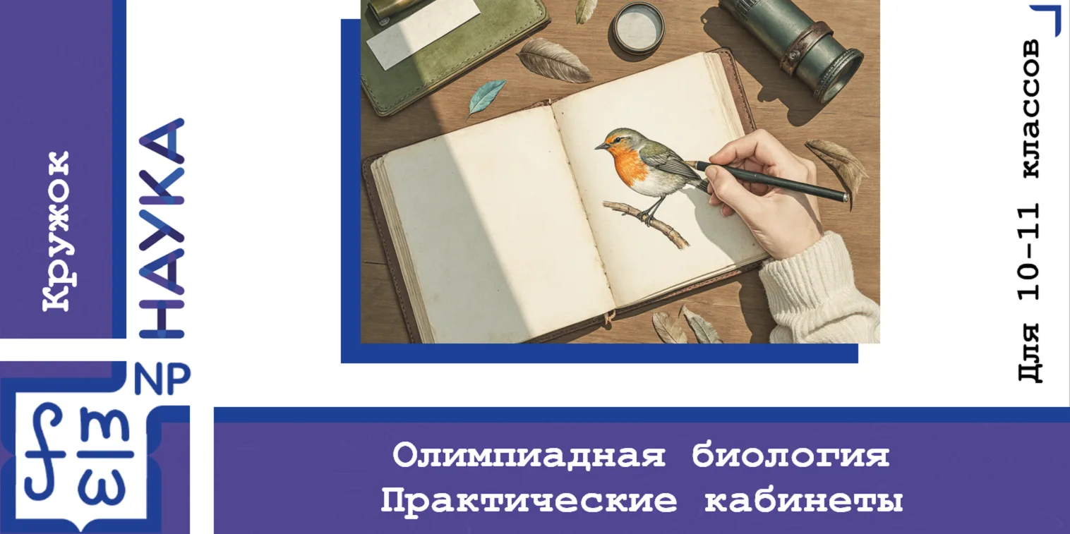 🎉 Открываем запись на кружок «Олимпиадная биология. Решение задач» для 9–11 классов! �...
