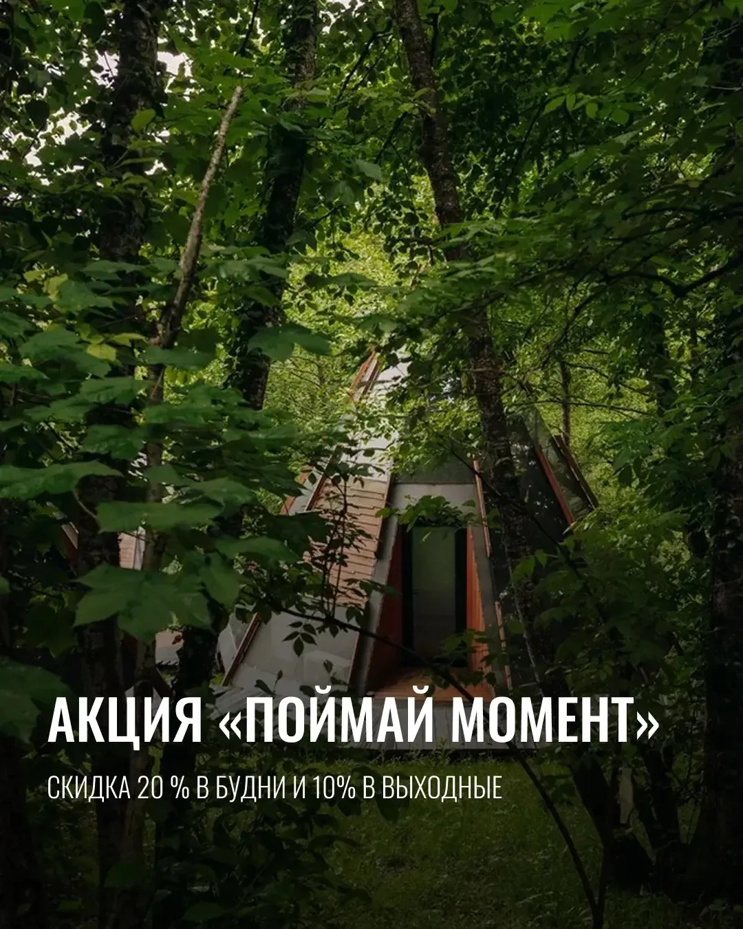 Лови момент и просыпайся в горах послезавтра