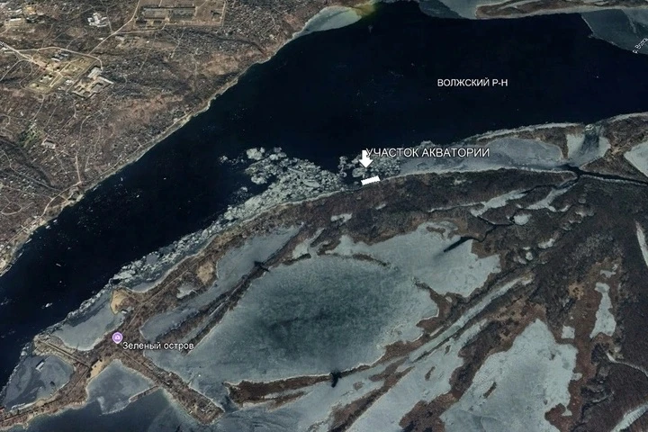 Почти 3,6 тысячи квадратных метров Волги около Зеленого острова собираются отдать под сооружения

В 