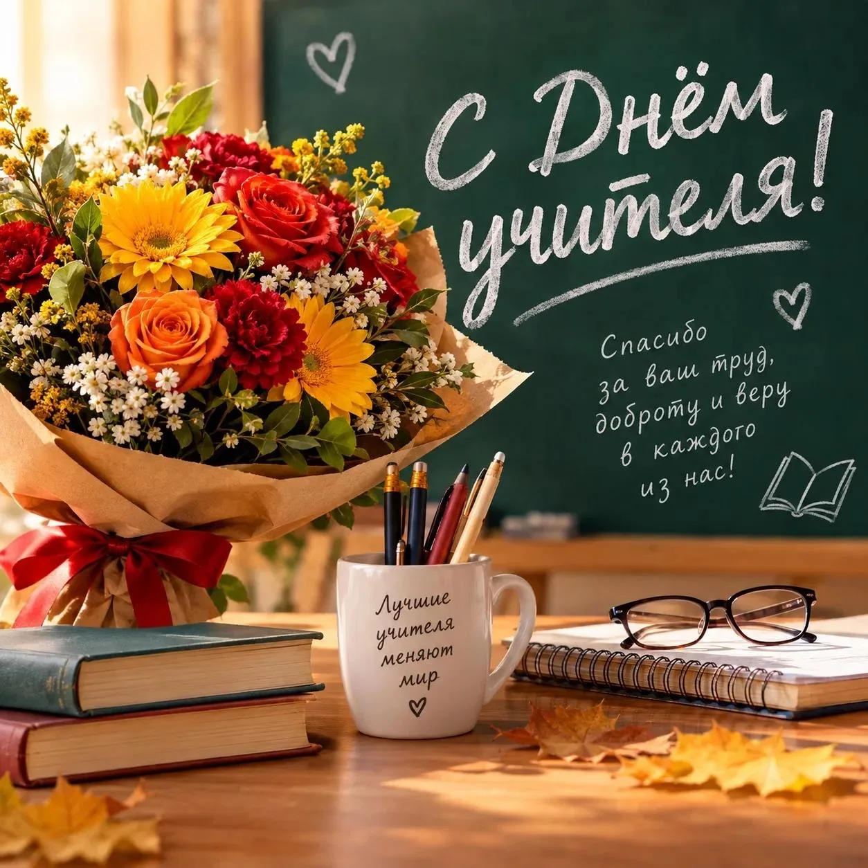 5️⃣ октября — День учителя 👩‍🏫👨‍🏫