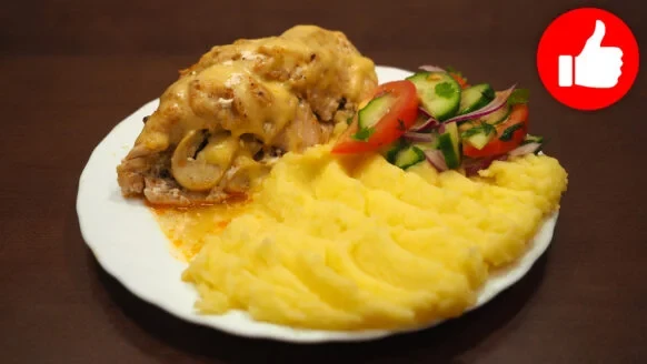 Куриное филе с грибами на пару и картофель на гарнир в мультиварке


Куриное филе с грибами на пару 