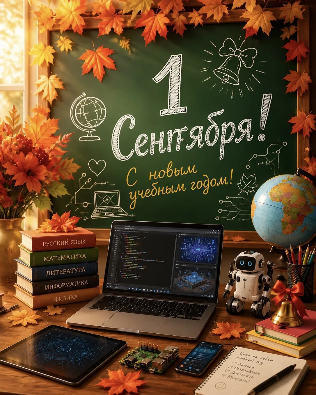 🚀С Днём знаний, друзья! 🥳