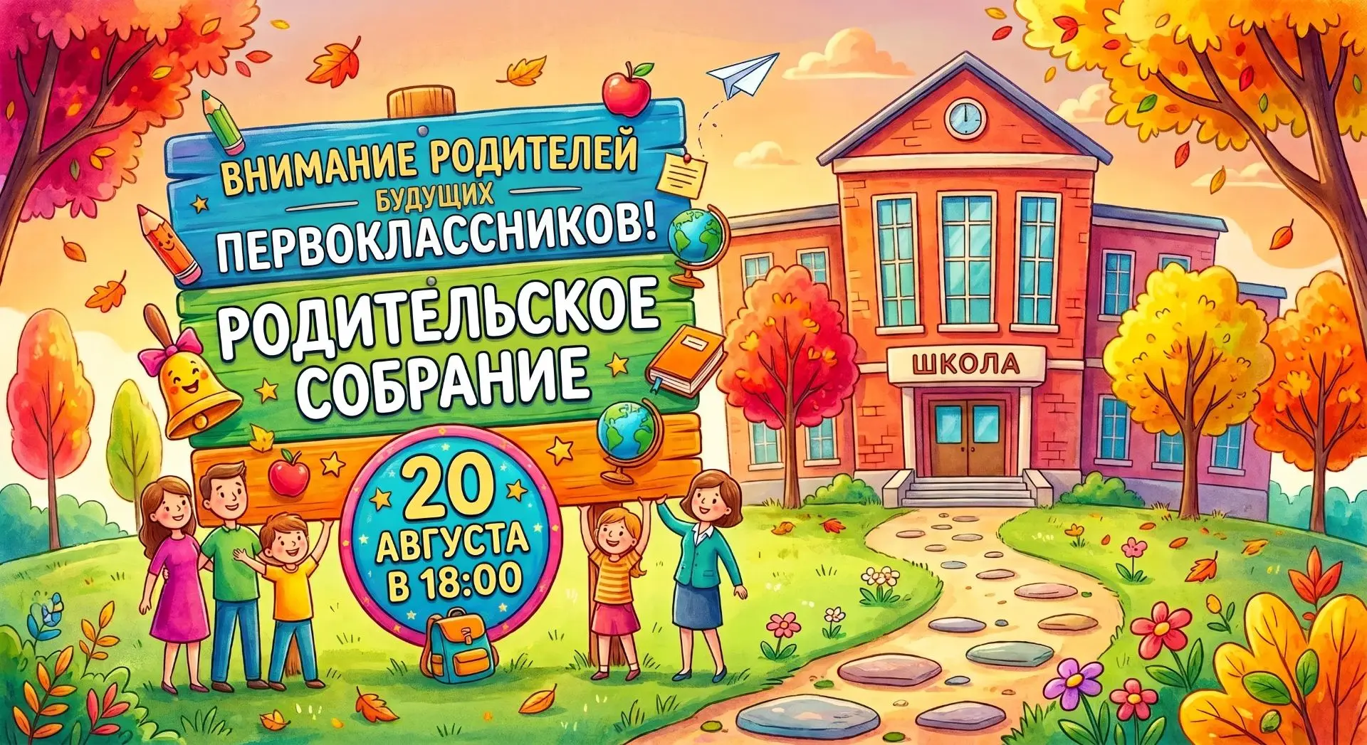 🎉 УВАЖАЕМЫЕ РОДИТЕЛИ БУДУЩИХ ПЕРВОКЛАССНИКОВ! 🎉