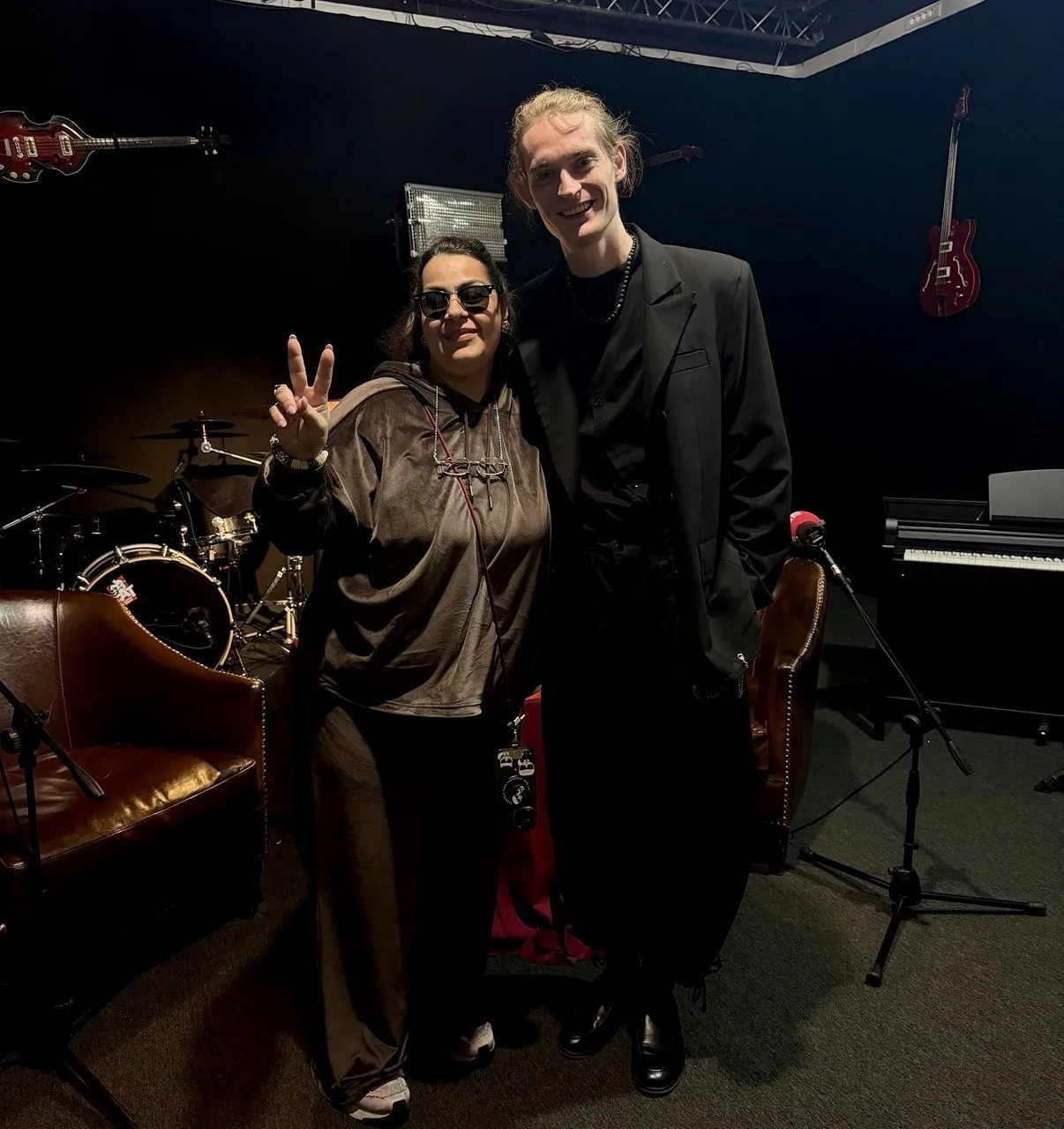 Мариам Мерабова и Евгений Шварц в студии Радио JAZZ.