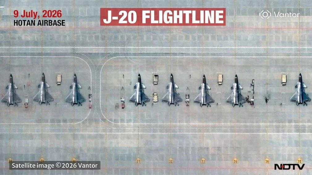 🇨🇳 Спутниковые снимки баз в Синьцзяне и на Тибете у границы с Индией, куда КНР перебросила 11 истр