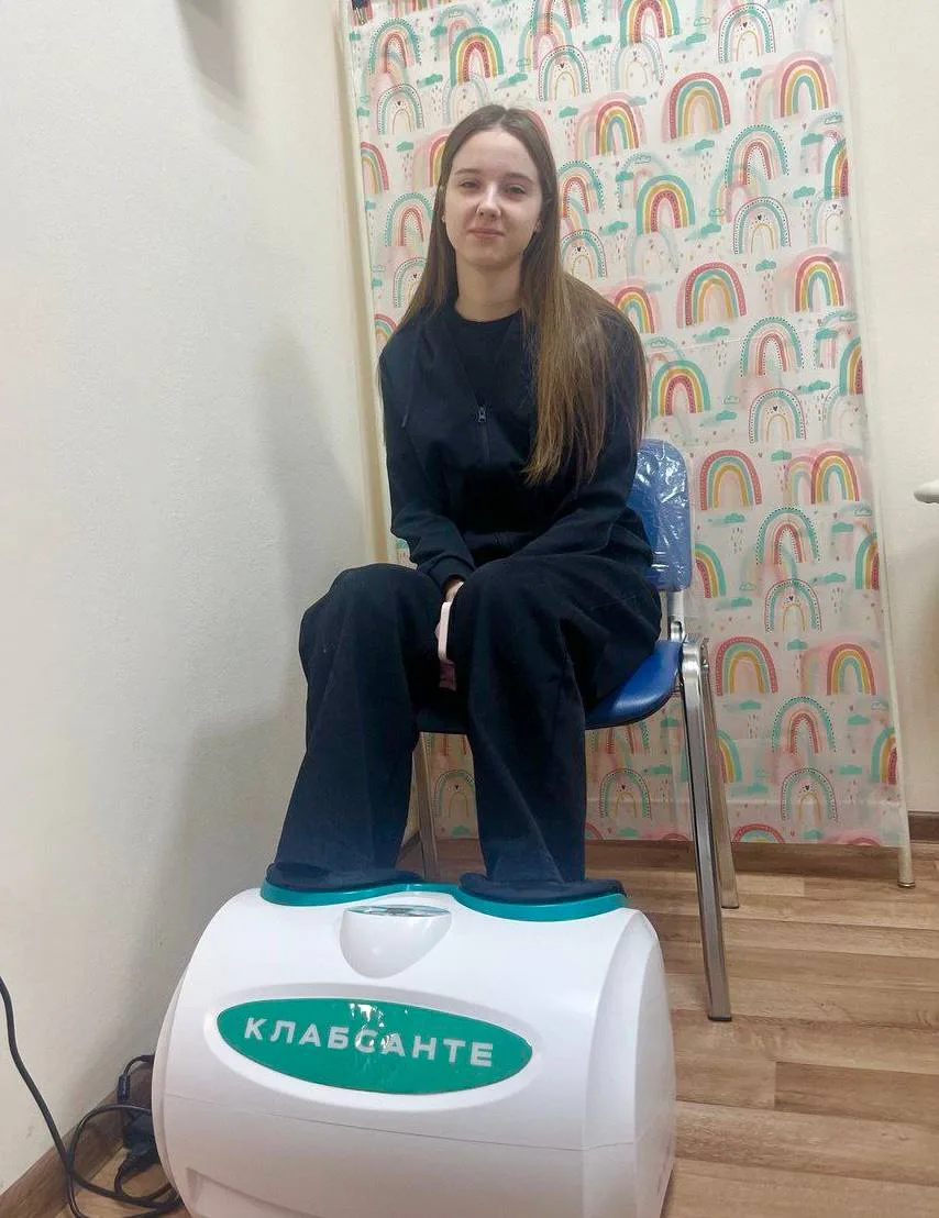 Деткам это нравится❣️  🚴 В физиотерапевтическим отделении нашей поликлиники дети проходят  уникальну