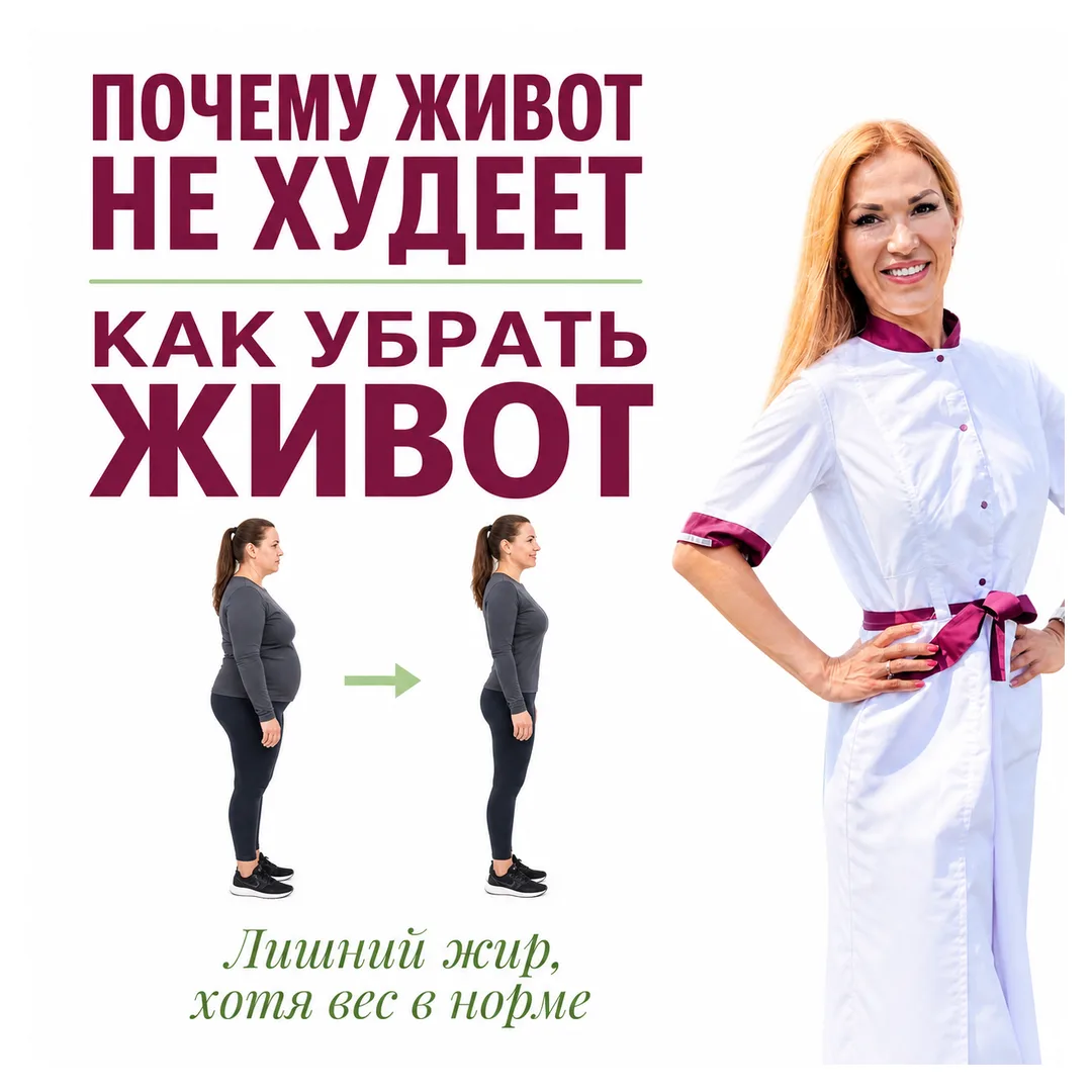 ❤️ПОЧЕМУ ЖИВОТ НЕ ХУДЕЕТ⁉️ КАК УБРАТЬ ЖИВОТ❗️