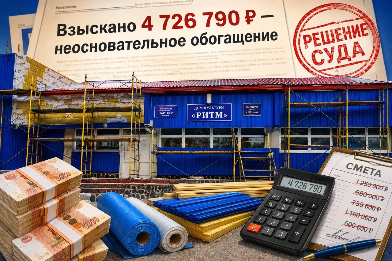 Суд взыскал с подрядчика 4,7 млн рублей неосновательного обогащения за работы, не преду...