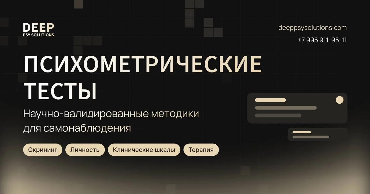 Глубинная диагностика личности: бета-тестирование