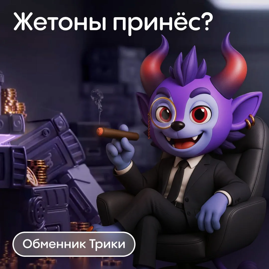 Ну! Чего я ждать тебя должен?! Жетоны вытряхивай, голду забирай и шустрее лети за кейсами!😍

На вот