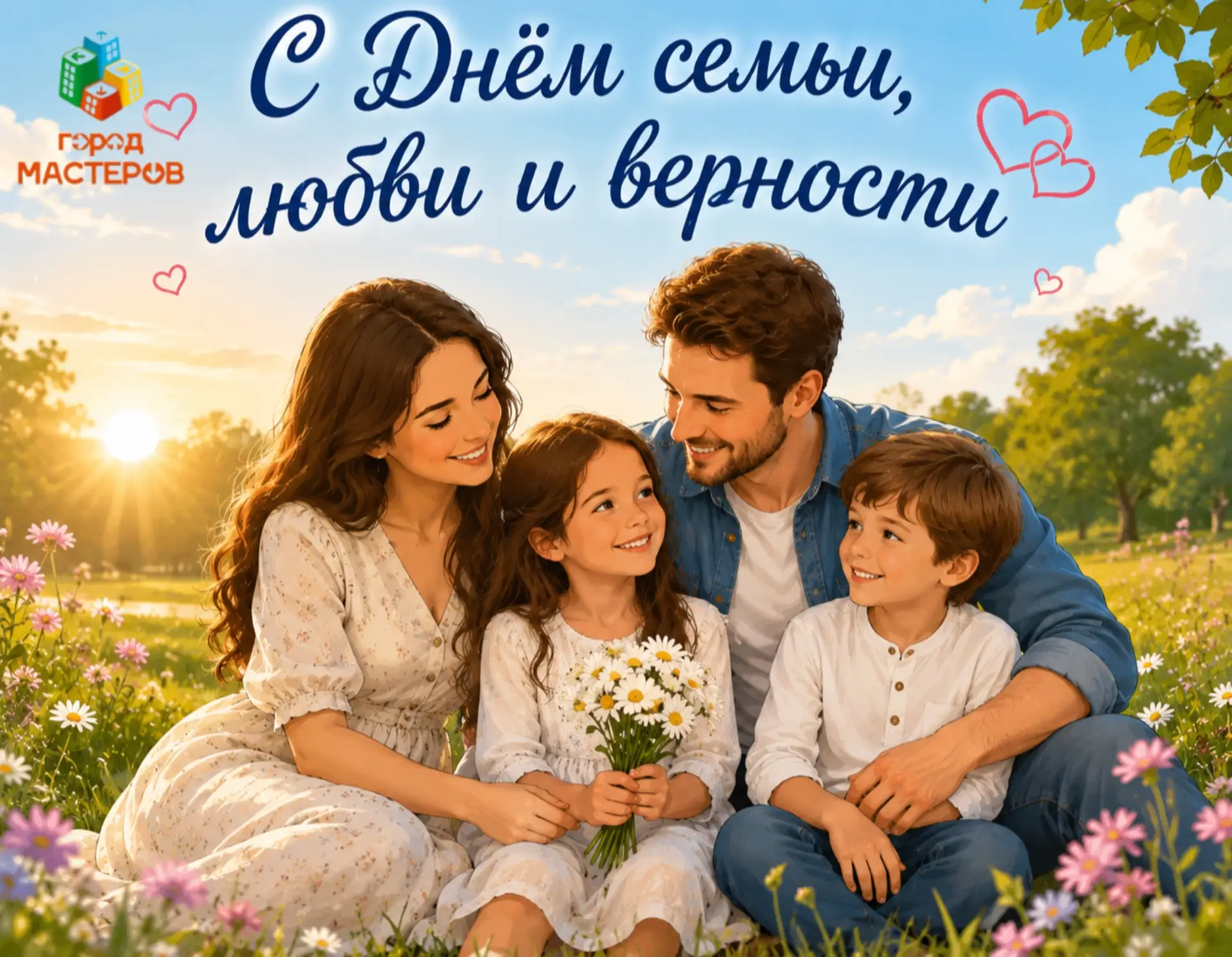 С Днём семьи, любви и верности! 🎉

Семья — это самое тёплое и надёжное место, где нас любят и поним