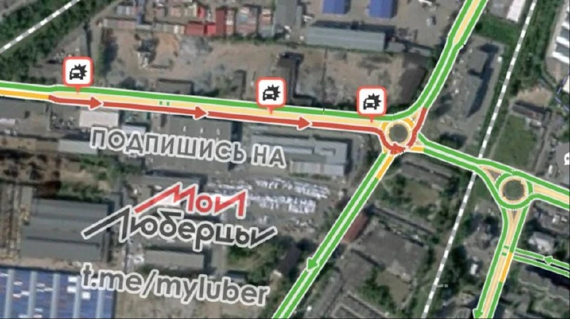 Флешмоб у въезда в Дзержинский