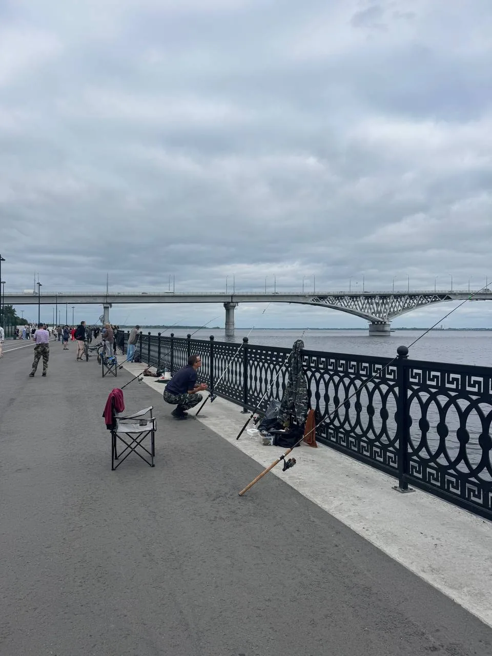 Новая часть набережной в Саратове. Теперь протяженность составляет 8 км, и является сам...