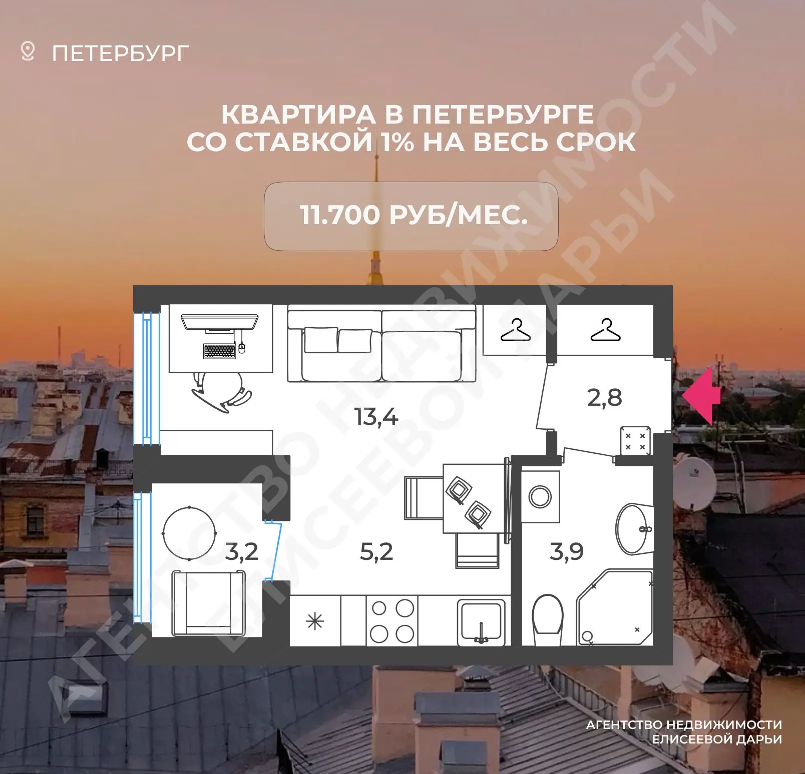 +2,2 млн капитала за 4 года - продолжение сделки нашей клиентки