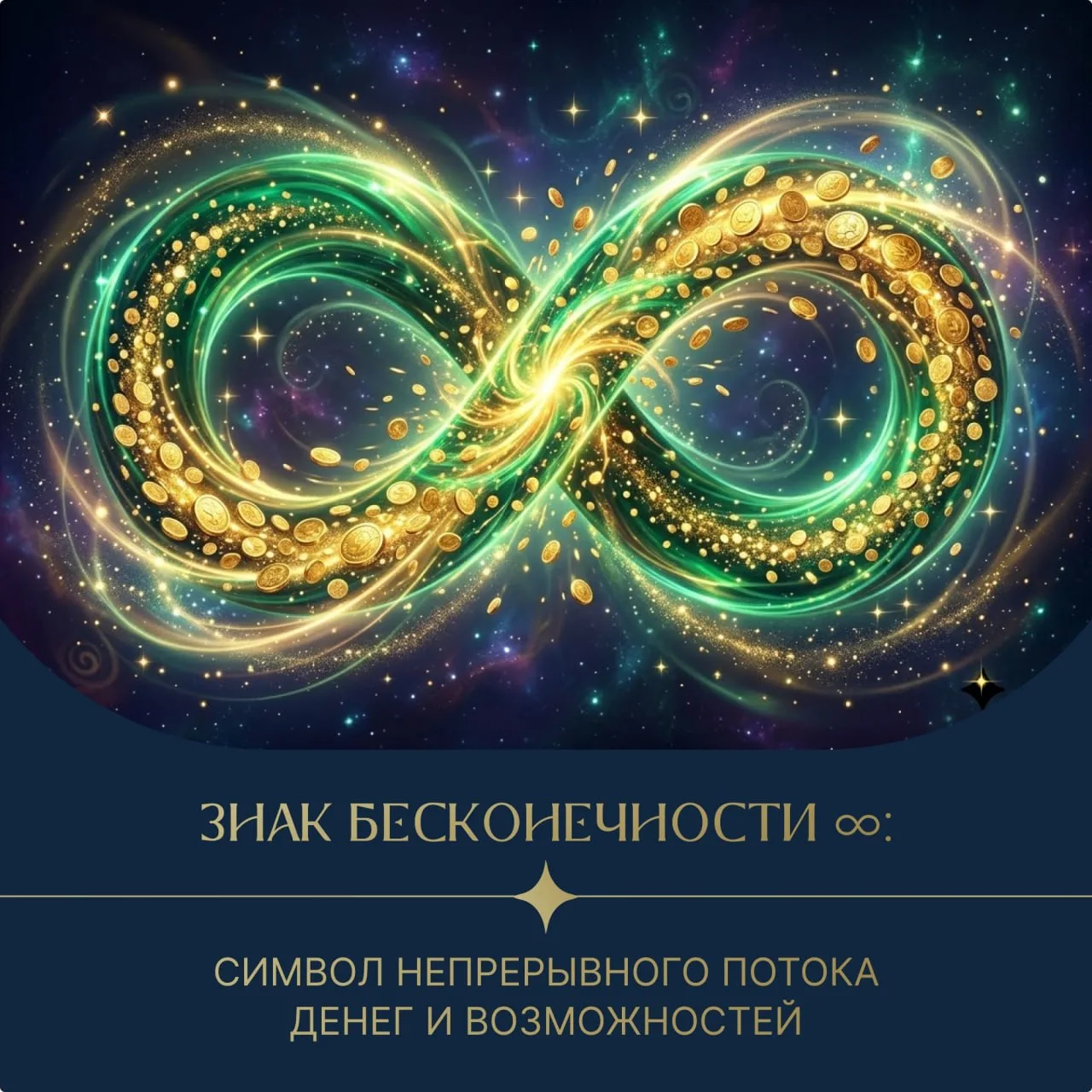 ЗНАК БЕСКОНЕЧНОСТИ ∞: СИМВОЛ НЕПРЕРЫВНОГО ПОТОКА ДЕНЕГ И ВОЗМОЖНОСТЕЙ ✨💰