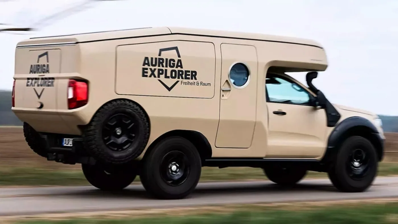 Ford Ranger превратился в кемпер-трансформер: 8 кв. м жилья и две спальни в стандартном...