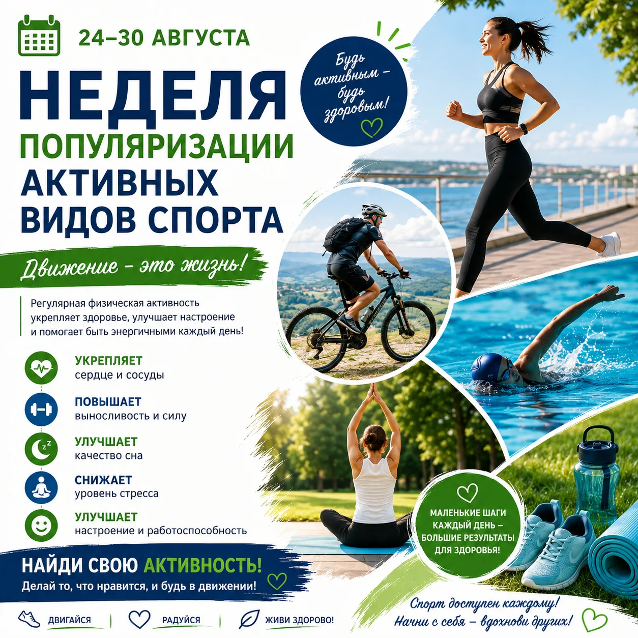 🏃‍♀️ Неделя популяризации активных видов спорта