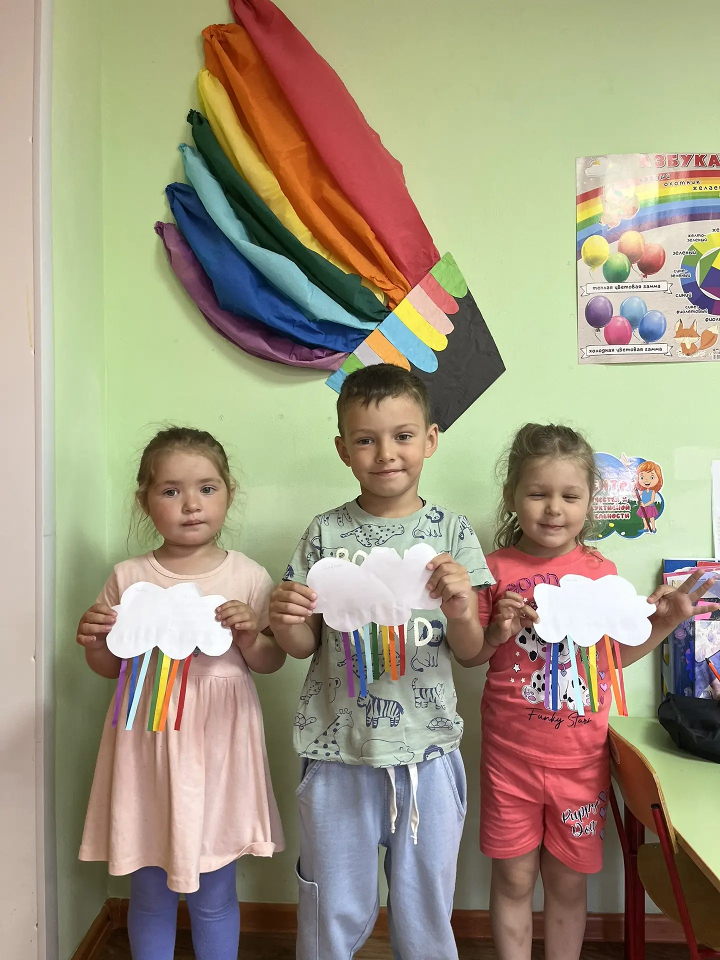 🌈Радужный день в саду🌈


Сегодня у нас было настоящее буйство красок! 
Малыши с восторгом создавал