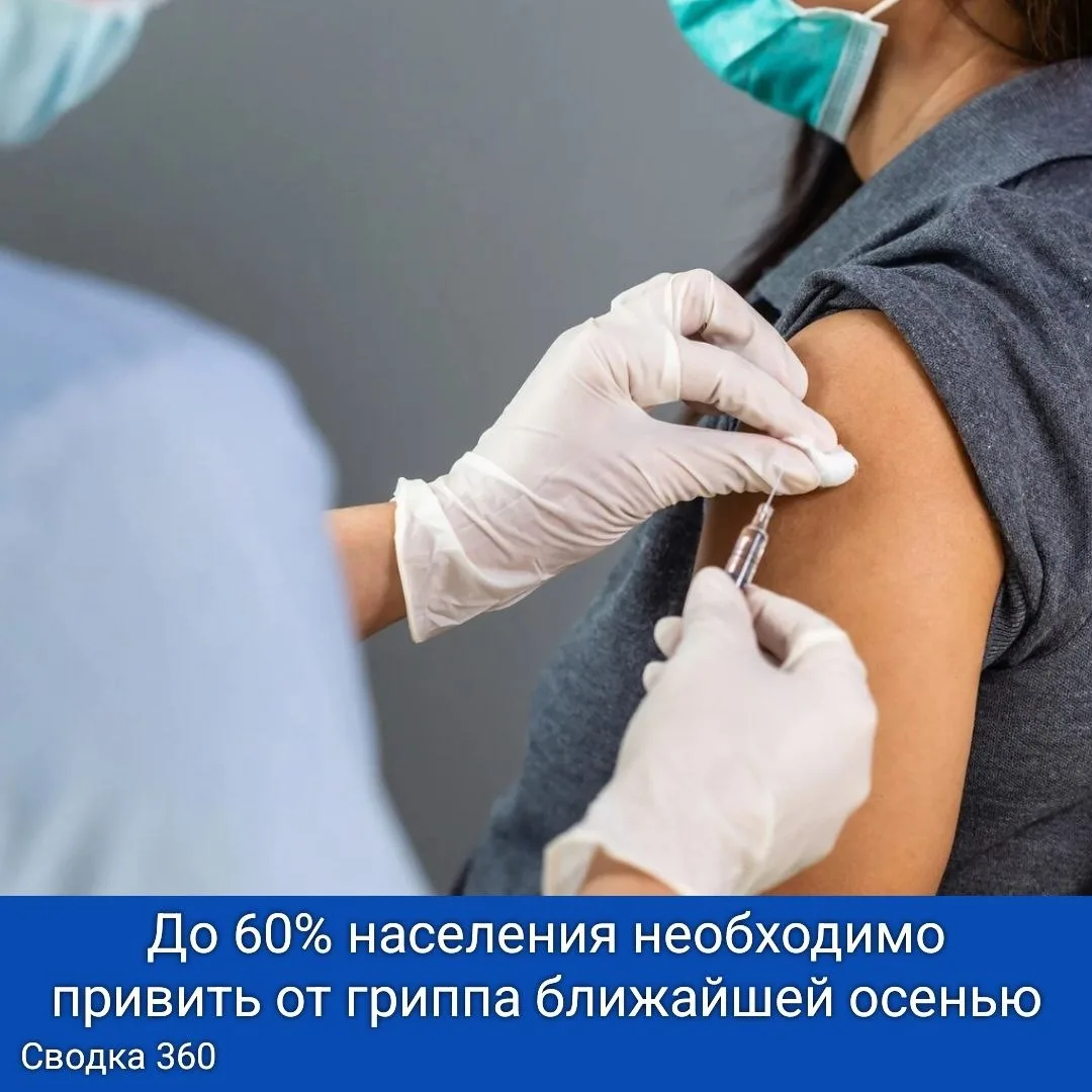 До 60% населения необходимо привить от гриппа ближайшей осенью. 

Об этом заявили специалисты Роспот