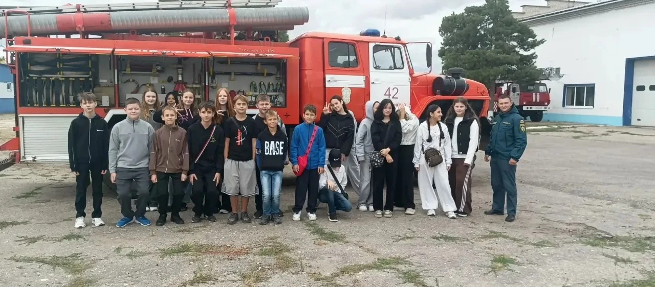 🧑‍🚒 8 сентября в рамках профориентационной работы учащиеся 7 «Б» класса МКОУ «СШ №1» ...