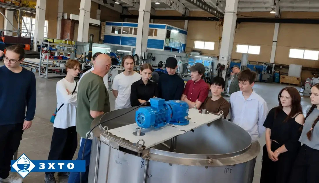 Школьники посетили производство резидента ТОР «Озерск» Завода химико-технологического о...