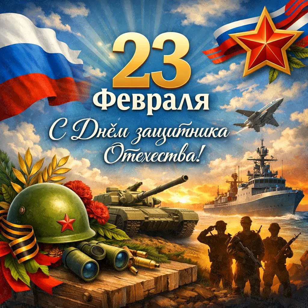 Поздравляю вас с Днём защитника Отечества! 🎉  Этот праздник - не только о силе и мужестве, но и о за