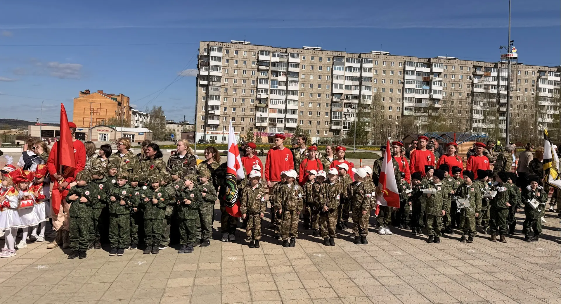 🇷🇺Юнармейцы отряда «Братишка» — участники Парада Победы дошкольных войск!   7 мая на городской площа