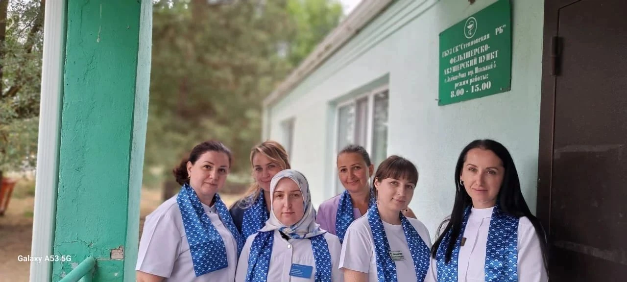 Медицинские работники посетили Зелёную Рощу