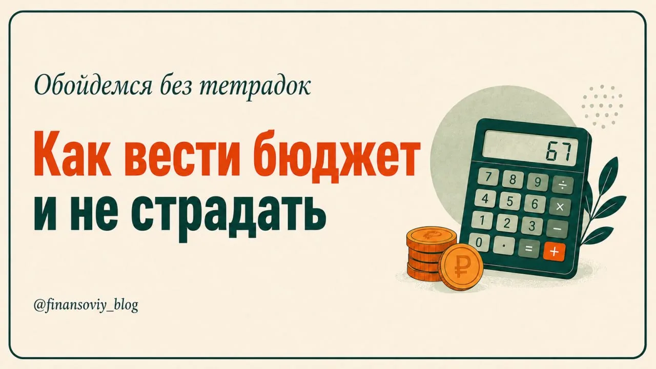 Как вести бюджет и не сходить с ума?