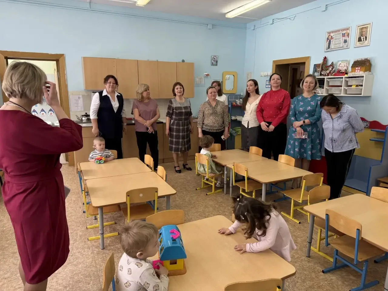 В ДО «Пчелка» состоялось ГМО воспитателей средних групп на тему «Совершенствование развивающей предм