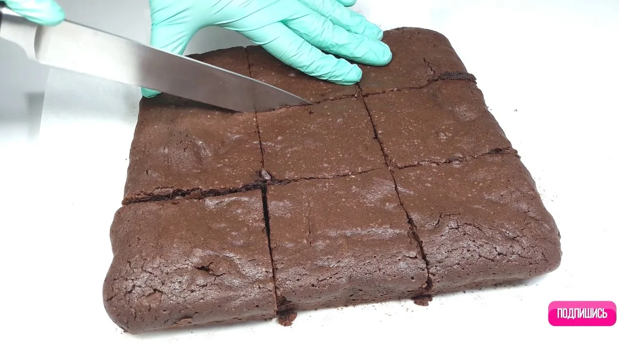 🍫 САМЫЙ ШОКОЛАДНЫЙ БРАУНИ — Влажный, плотный, с хрустящей корочкой. Десерт, который съедается мгнов