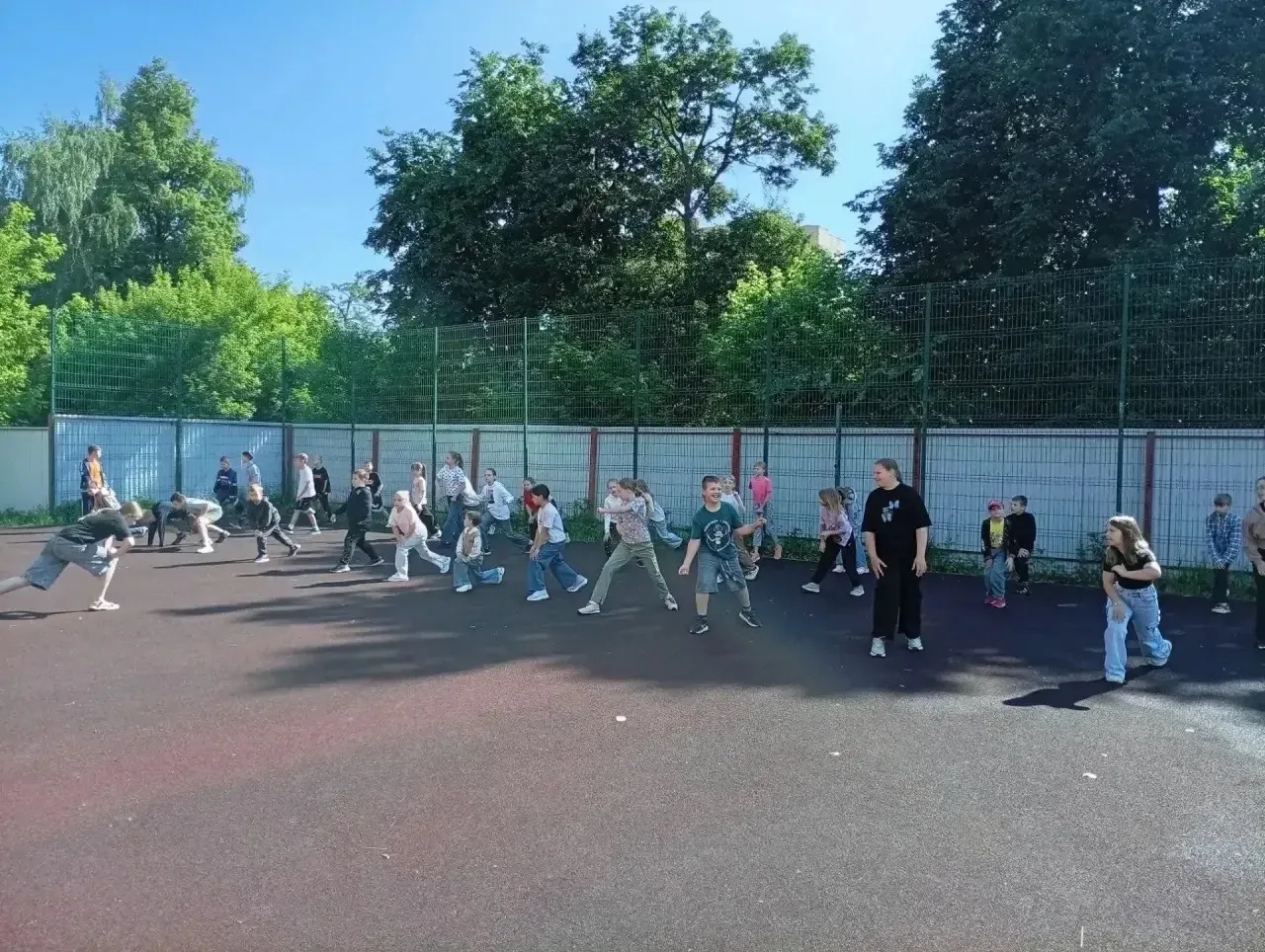 Утро в школьном лагере☀️