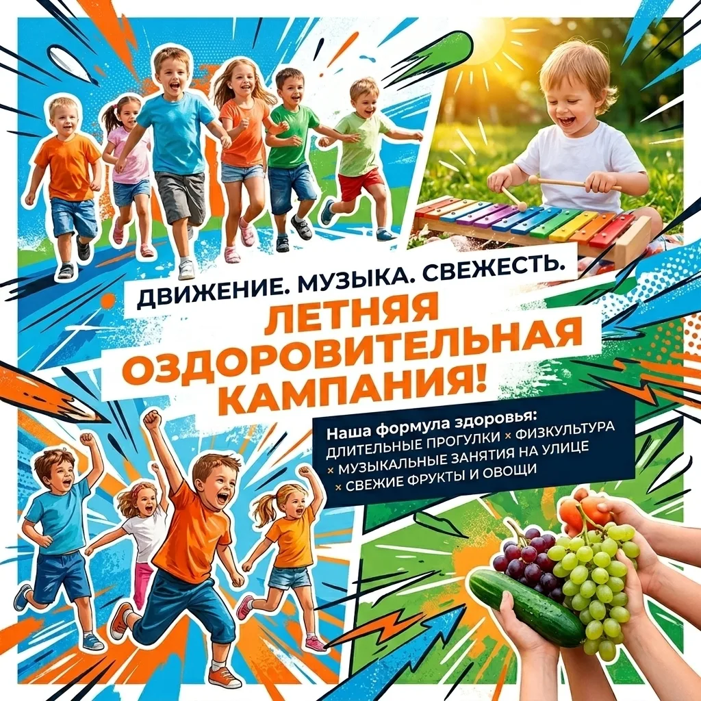 Дорогие друзья! Поздравляем вас с первым днем лета!  И в нашем детском саду начинается летний оздоро
