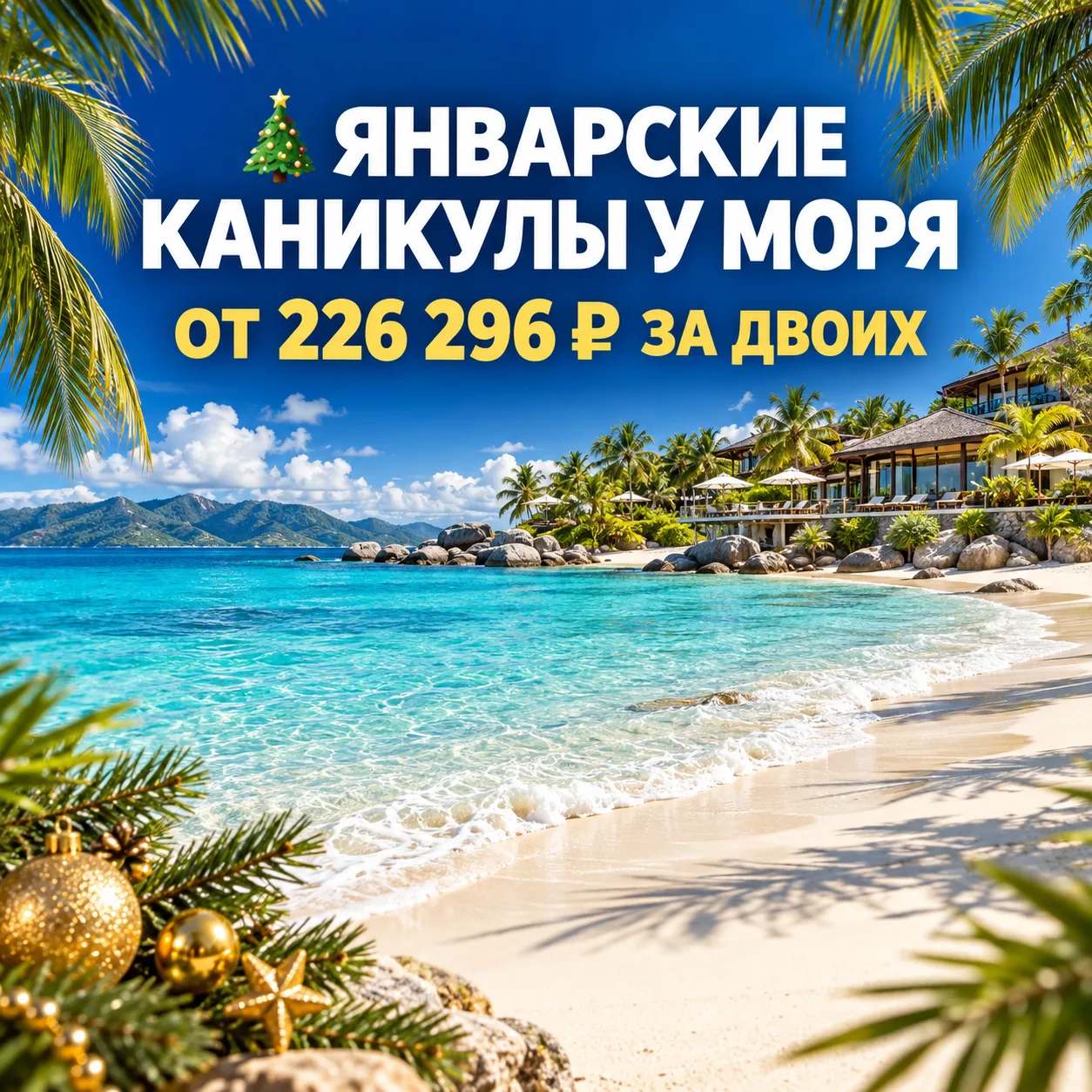 🔥 НОВОГОДНИЕ ТУРЫ: ОКТЯБРЬ — ВРЕМЯ БРОНИРОВАТЬ