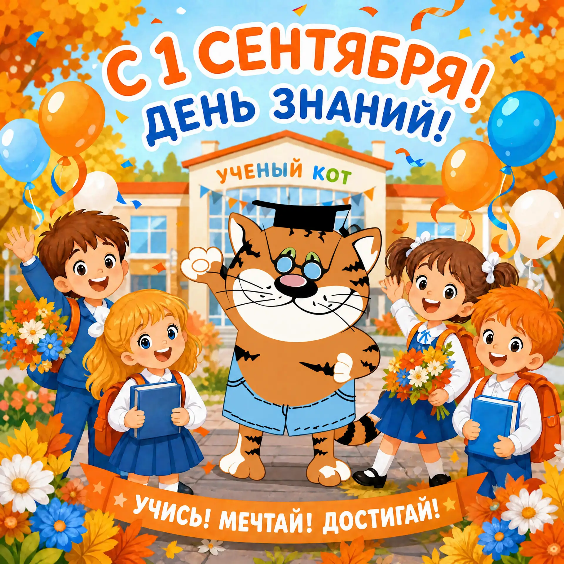 🍂 С первым днём осени и началом учебного года!