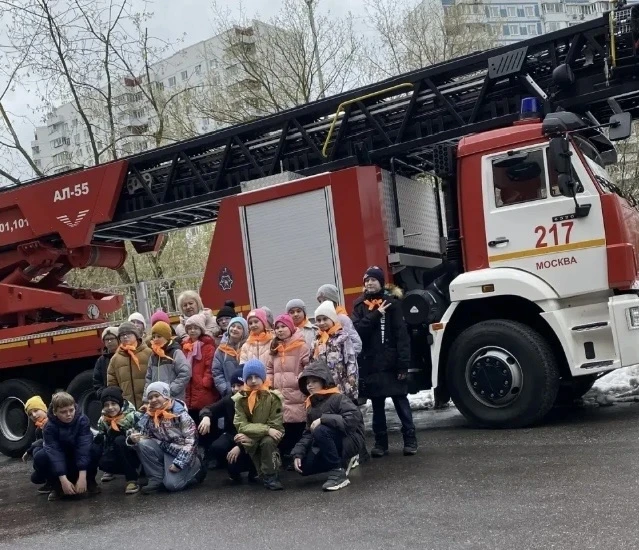 В честь праздника «День пожарной охраны России», который отмечали  30 апреля,  ученики 3-б класс пос