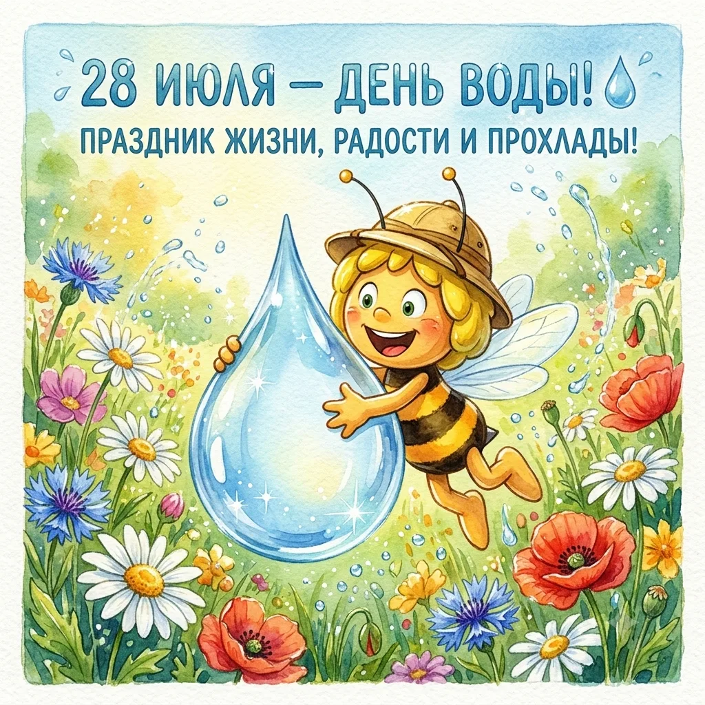 🌊 28 июля — День воды: праздник жизни, радости и прохлады! 💧

​Добрый день, уважаемые родители и д