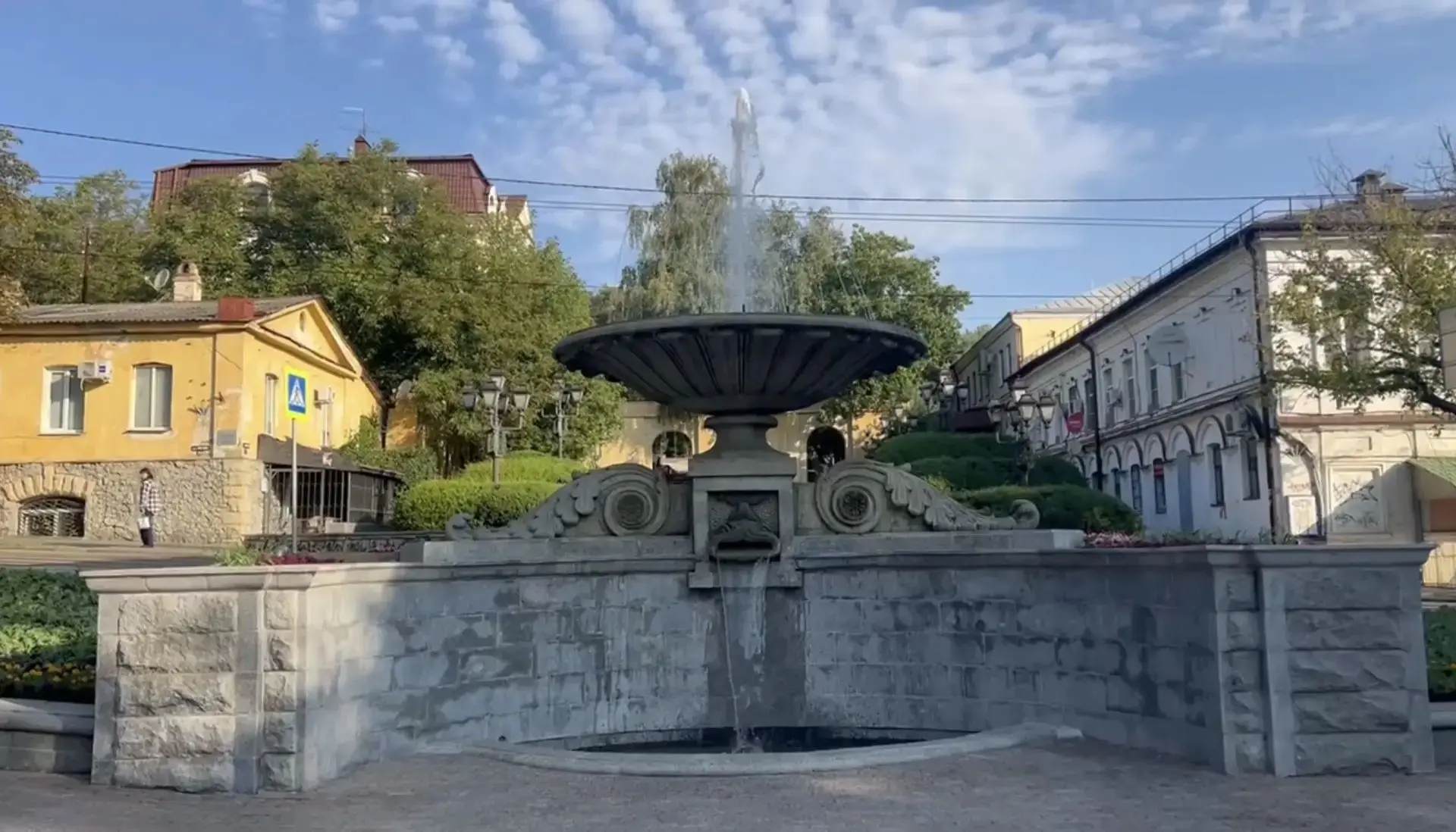 ⛲В Ставрополе завершили восстановление фонтана на бульваре Ермолова