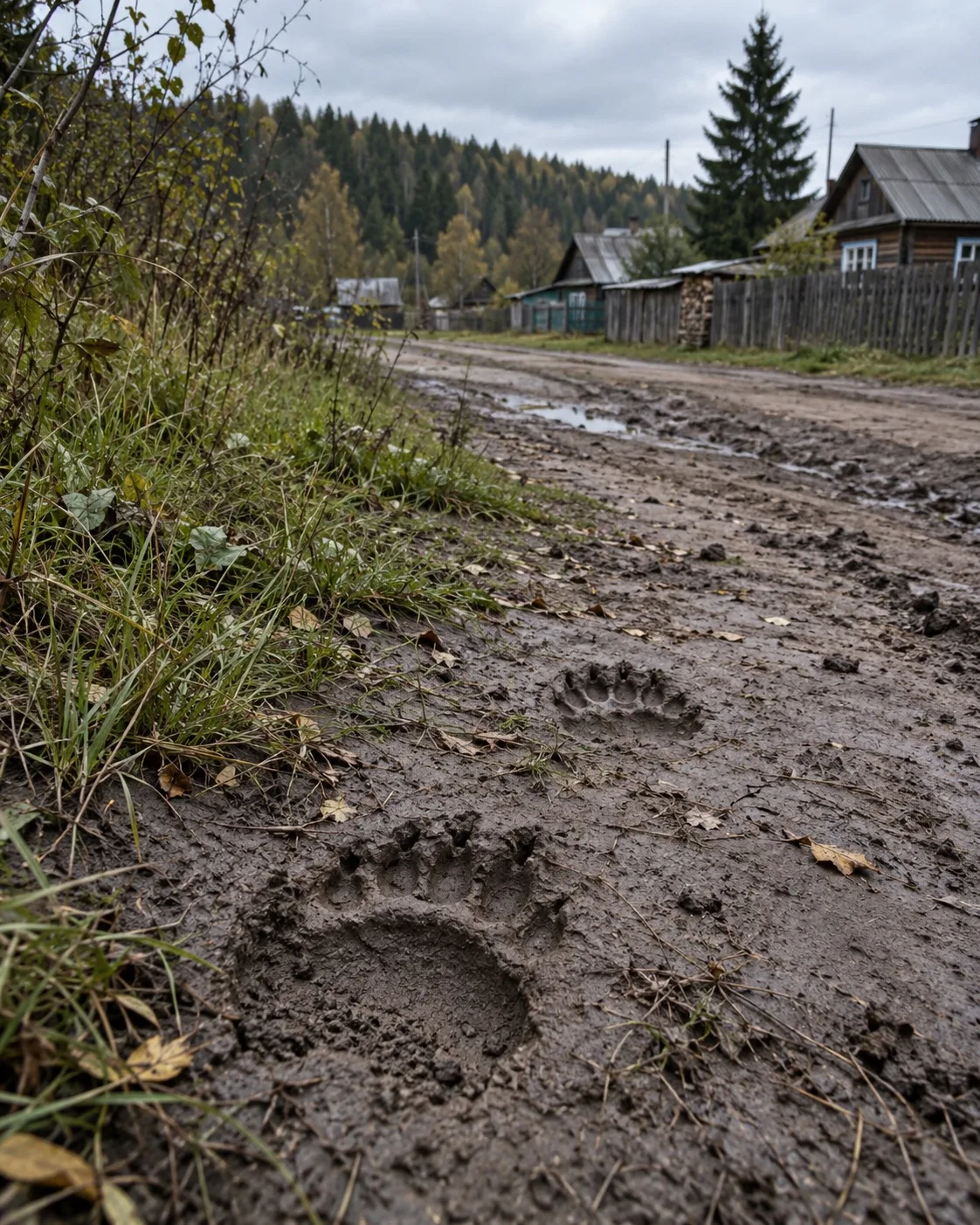 🐻 Медведь подобрался к Барнаулу