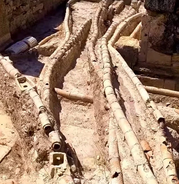 Водные сети в древнем Триполис (Турция)
