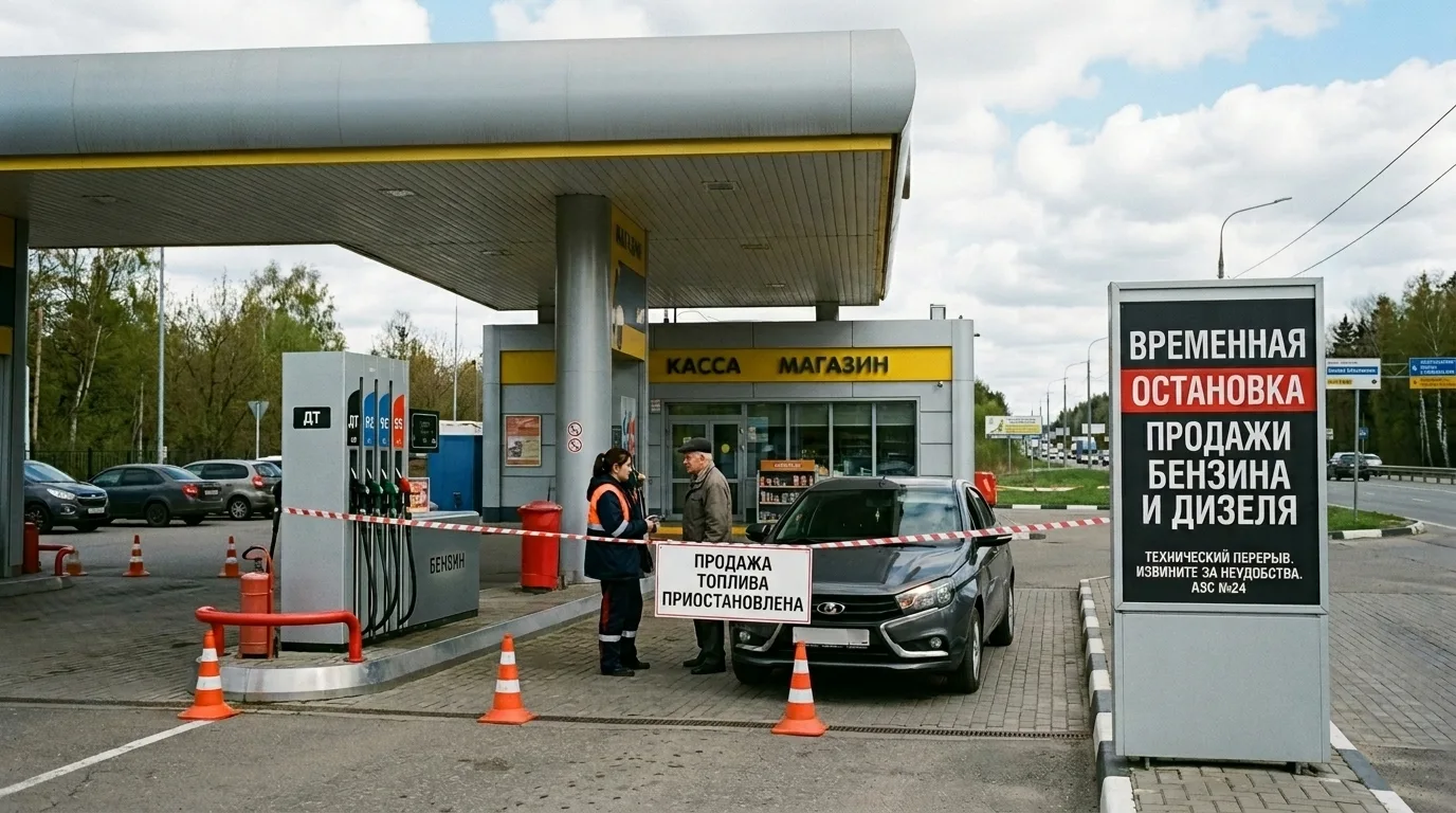 Временная остановка продажи бензина и дизеля для гражданского населения в Крыму

В Крыму начиная с 2