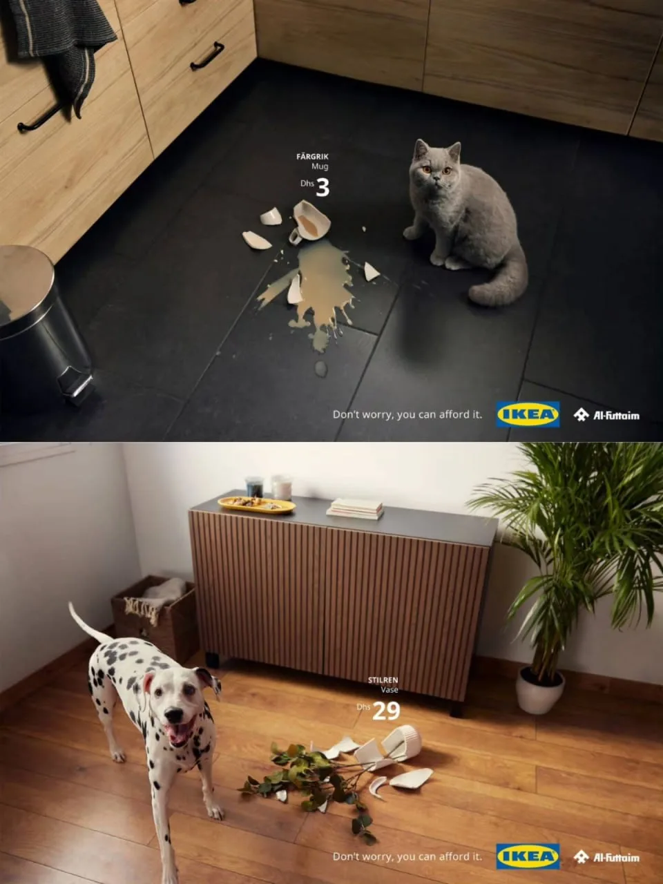 IKEA запустила рекламную кампанию с фотографиями четвероногих хулиганов под названием «...